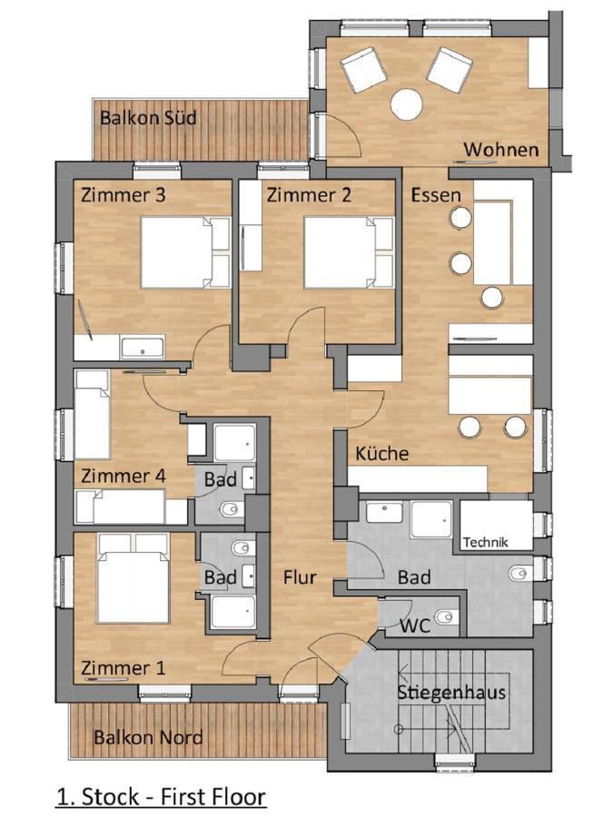 Haus Alton Lägenhet Fieberbrunn Exteriör bild